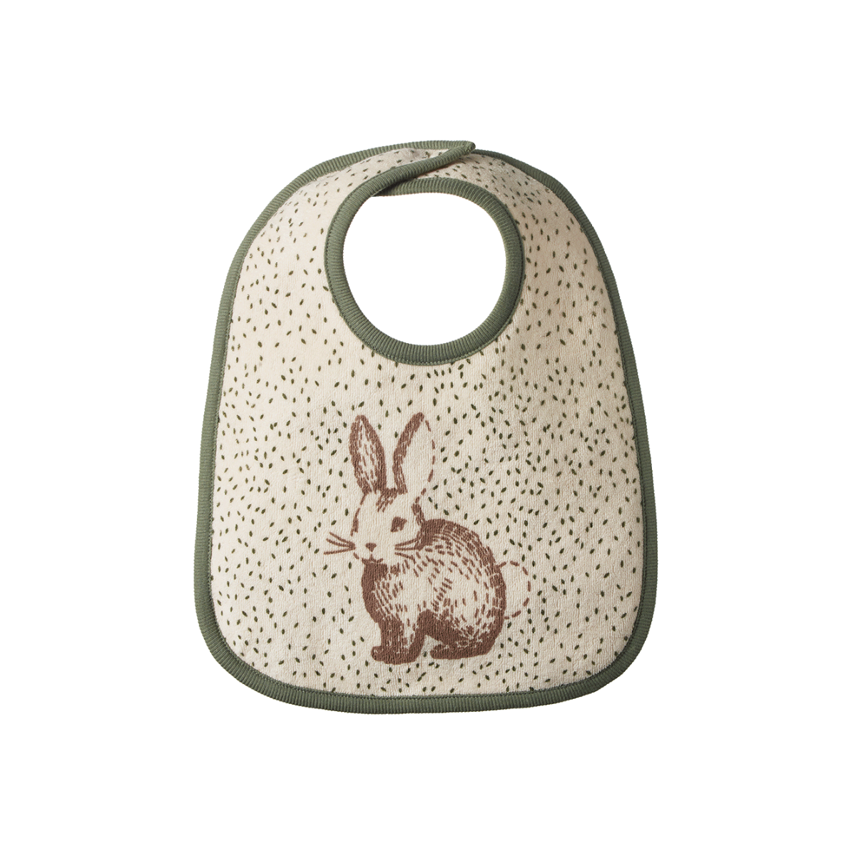 NATURE BABY REVERSIBLE BIB RABBITTY 6-12M
