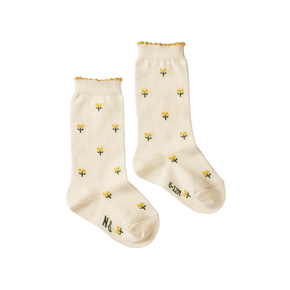 NATURE BABY ORGANIC COTTON SOCKS TULIP