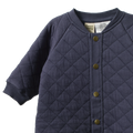 NATURE BABY QUILTED JUNO ROMPER MULBERRY
