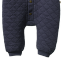 NATURE BABY QUILTED JUNO ROMPER MULBERRY