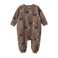 NATURE BABY JUNO ROMPER FOXY CUB PRINT
