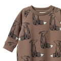 NATURE BABY JUNO ROMPER FOXY CUB PRINT