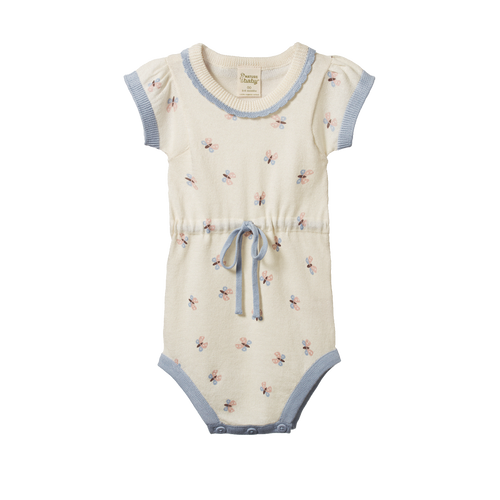 NATURE BABY LOTTIE SUIT BUTTERFLY GARDEN PRINT