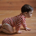 NATURE BABY SAWYER BODYSUIT RED SEA STRIPE