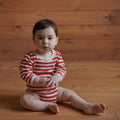 NATURE BABY SAWYER BODYSUIT RED SEA STRIPE