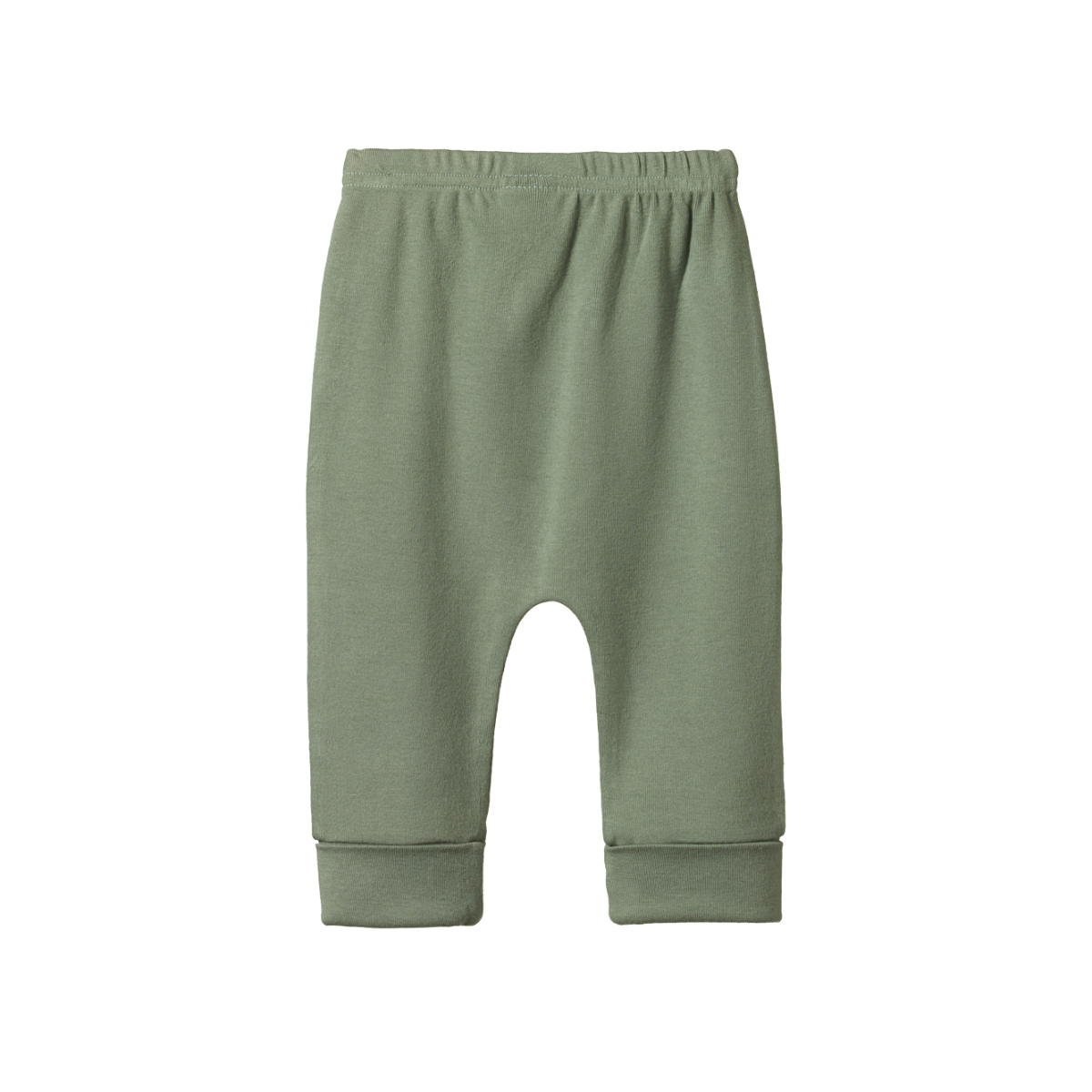 NATURE BABY DRAWSTRING PANTS NETTLE