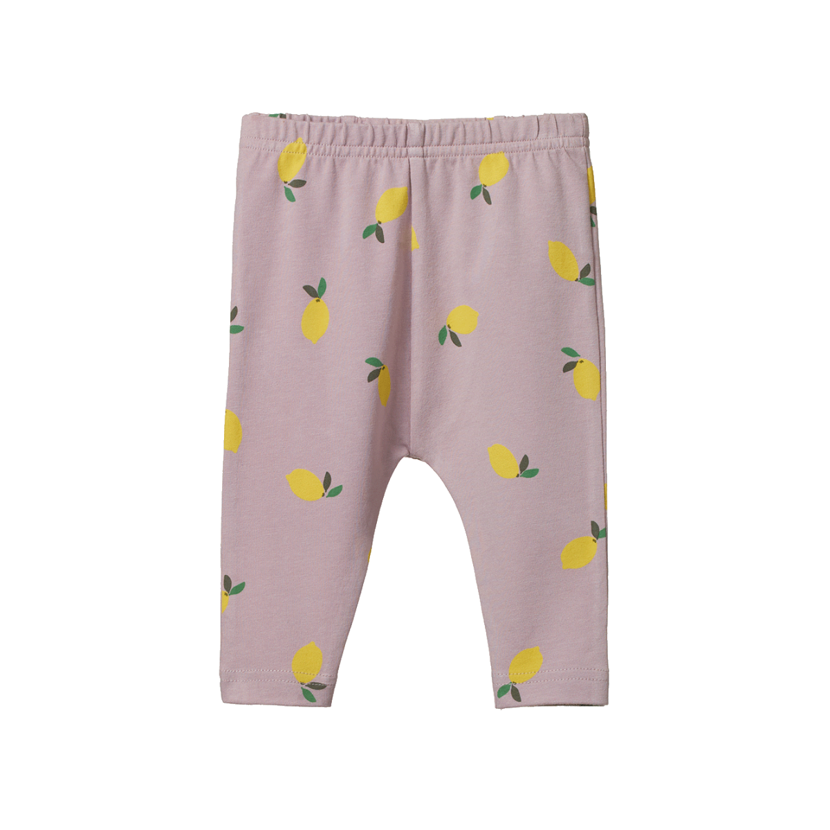 NATURE BABY LEGGINGS LILAC LEMON PRINT