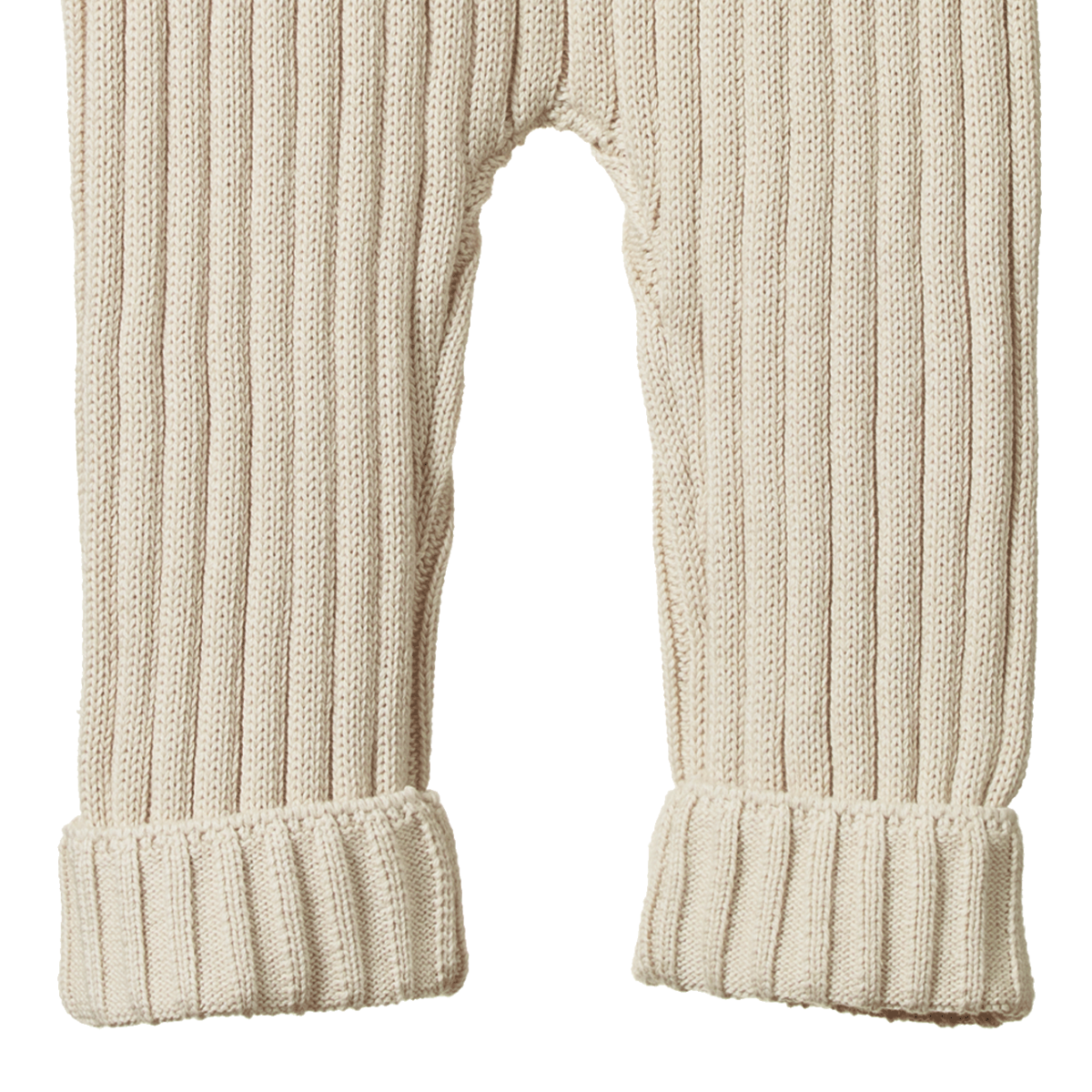 NATURE BABY LOU PANTS COTTON KNIT ALMOND