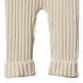 NATURE BABY LOU PANTS COTTON KNIT ALMOND