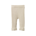 NATURE BABY LOU PANTS COTTON KNIT ALMOND