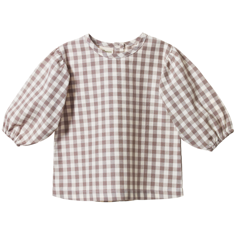 NATURE BABY ELODIE BLOUSE CUB CHECK