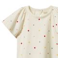 NATURE BABY FAYE TEE POLKA DOT DUSKY PRINT