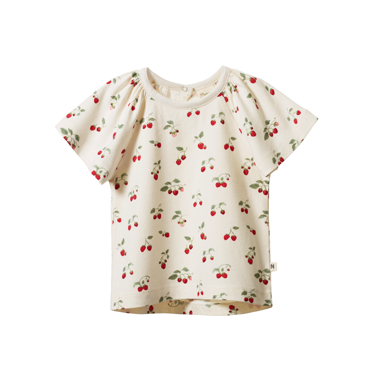 NATURE BABY FAYE TEE STRAWBERRY BLUSH TEE