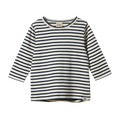 NATURE BABY RIVER TEE NAVY SAILOR STRIPE