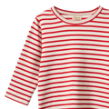 NATURE BABY RIVER TEE RED SAILOR STRIPE