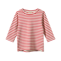 NATURE BABY RIVER TEE RED SAILOR STRIPE