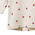 NATURE BABY LONG SLEEVE CLOUD TEE RASPBERRY PRINT
