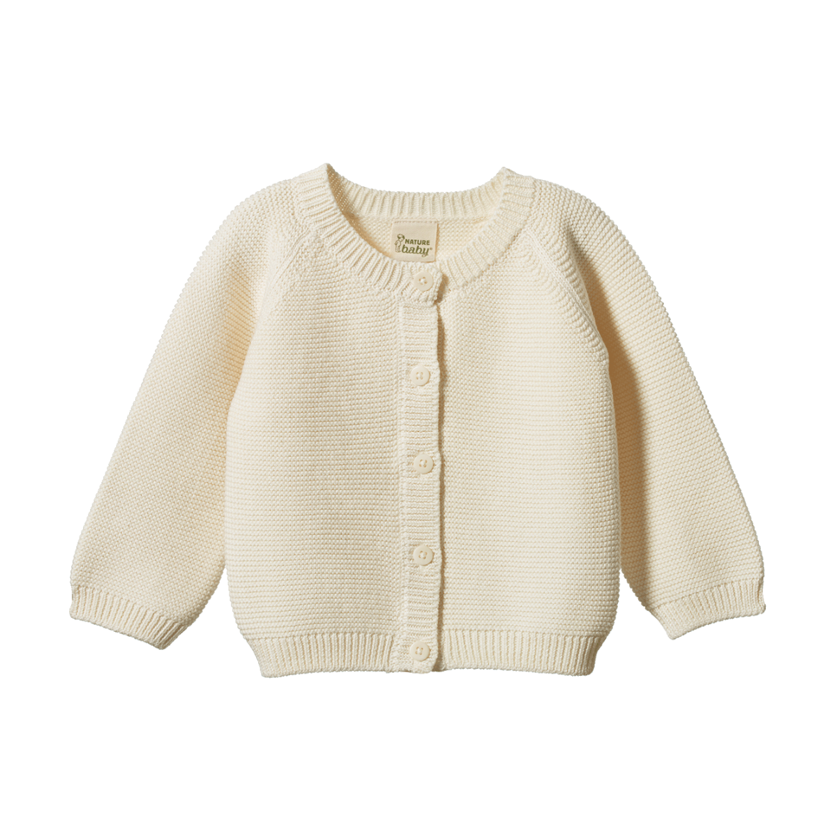 NATURE BABY PEPI CARDIGAN NATURAL