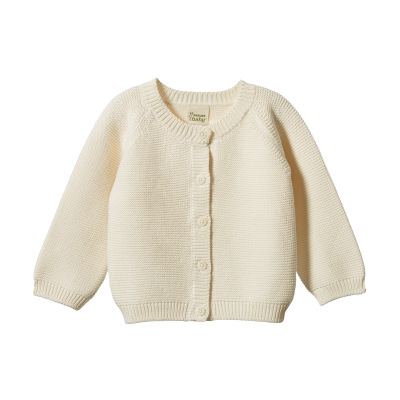 NATURE BABY PEPI CARDIGAN NATURAL