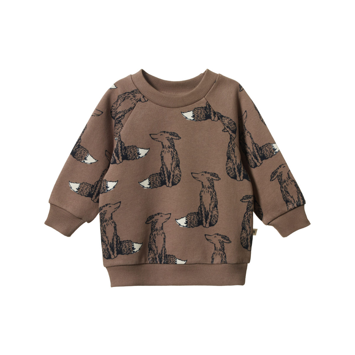 NATURE BABY EMERSON SWEATER FOXY CUB PRINT
