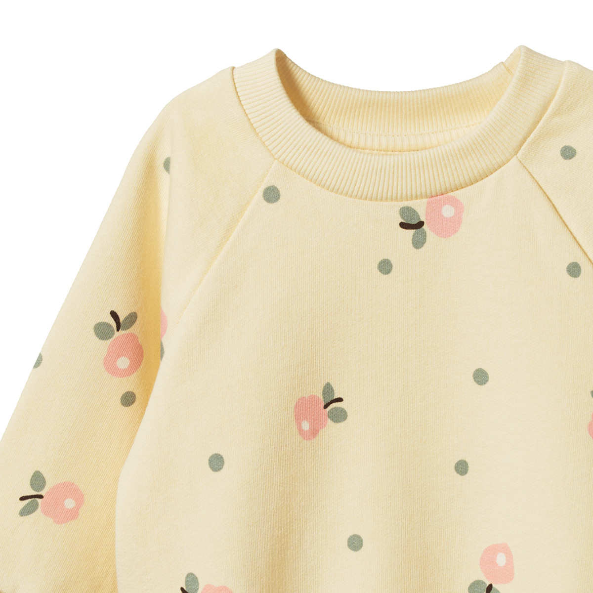 NATURE BABY EMERSON SWEATER POSEY BLOSSOM LEMONADE