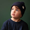 NATURE BABY BILLY JUMPER NAVY BASKET KNIT