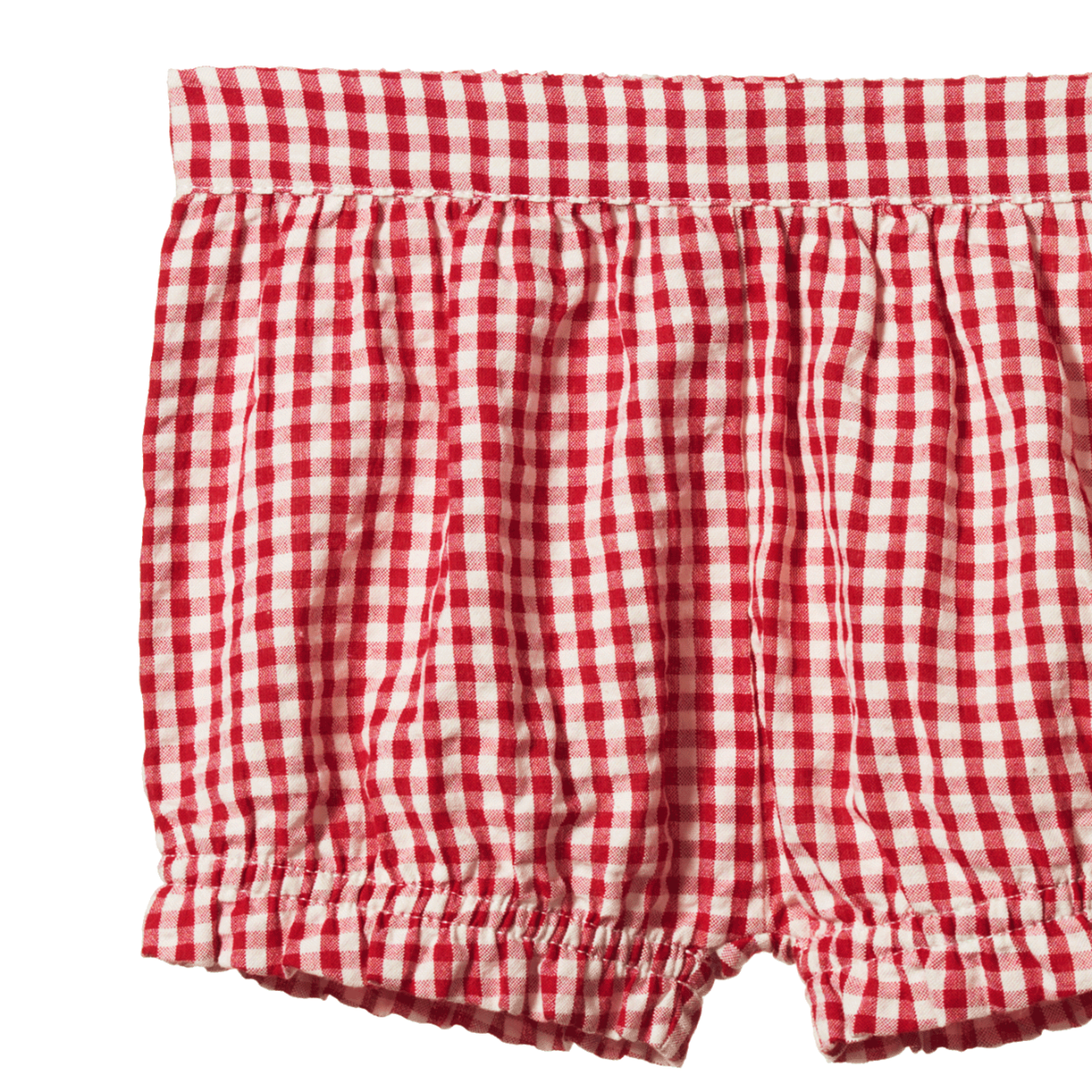 NATURE BABY BETTY SHORTS RED CHECK