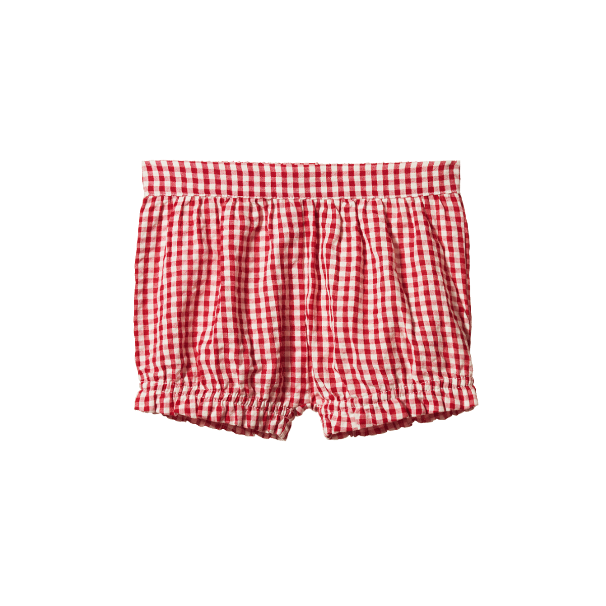 NATURE BABY BETTY SHORTS RED CHECK