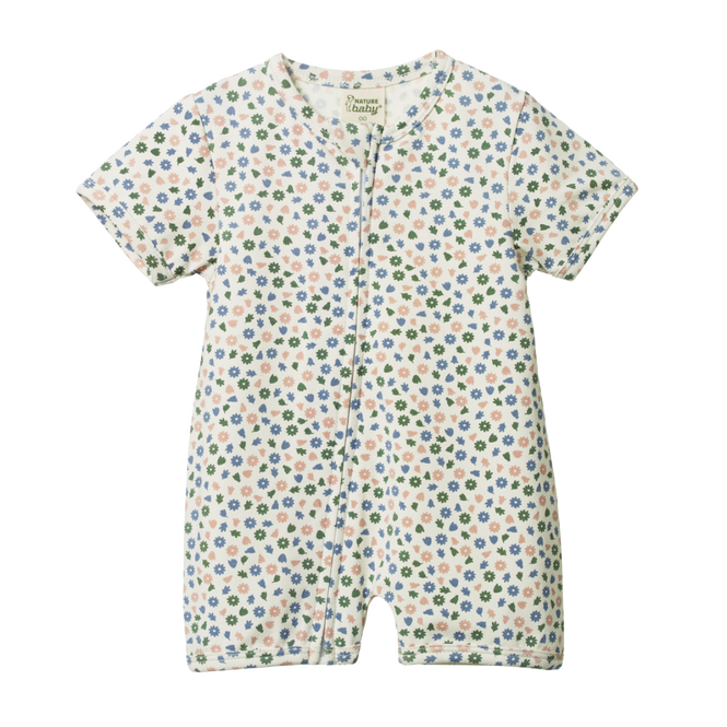 NATURE BABY SUMMER DREAMLANDS SUIT CHAMOMILE BLOOMS PRINT