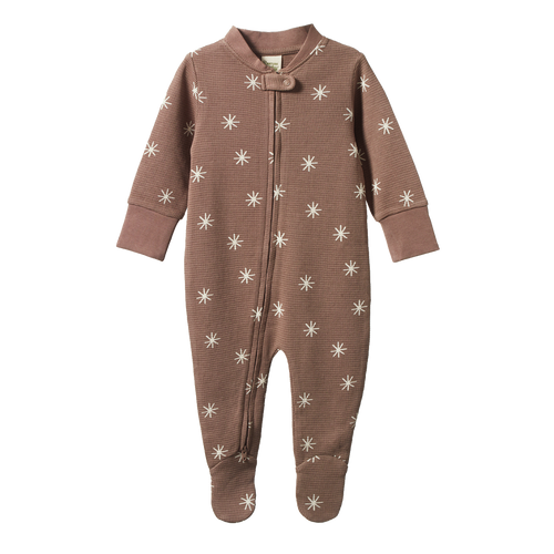 NATURE BABY DREAMLANDS WAFFLE SUIT TWINKLE PRINT