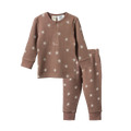 NATURE BABY 2 PC LONG SLEEVE WAFFLE PYJAMAS TWINKLE PRINT