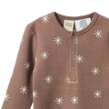 NATURE BABY 2 PC LONG SLEEVE WAFFLE PYJAMAS TWINKLE PRINT