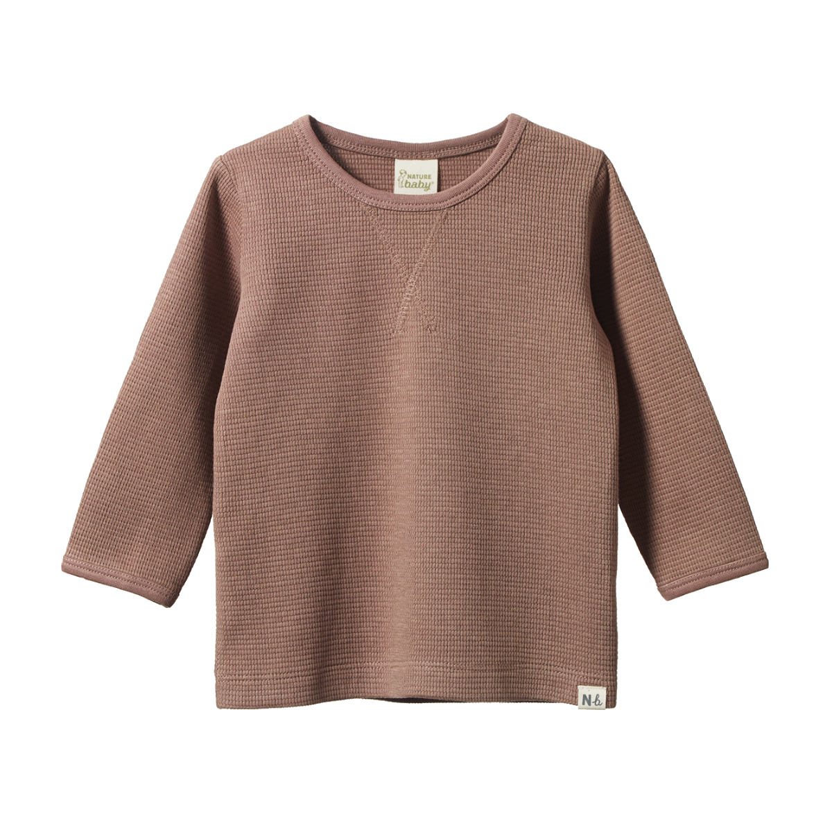 NATURE BABY WAFFLE TEE CUB