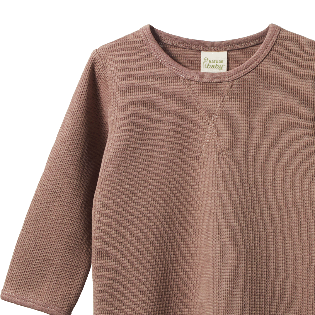 NATURE BABY WAFFLE TEE CUB