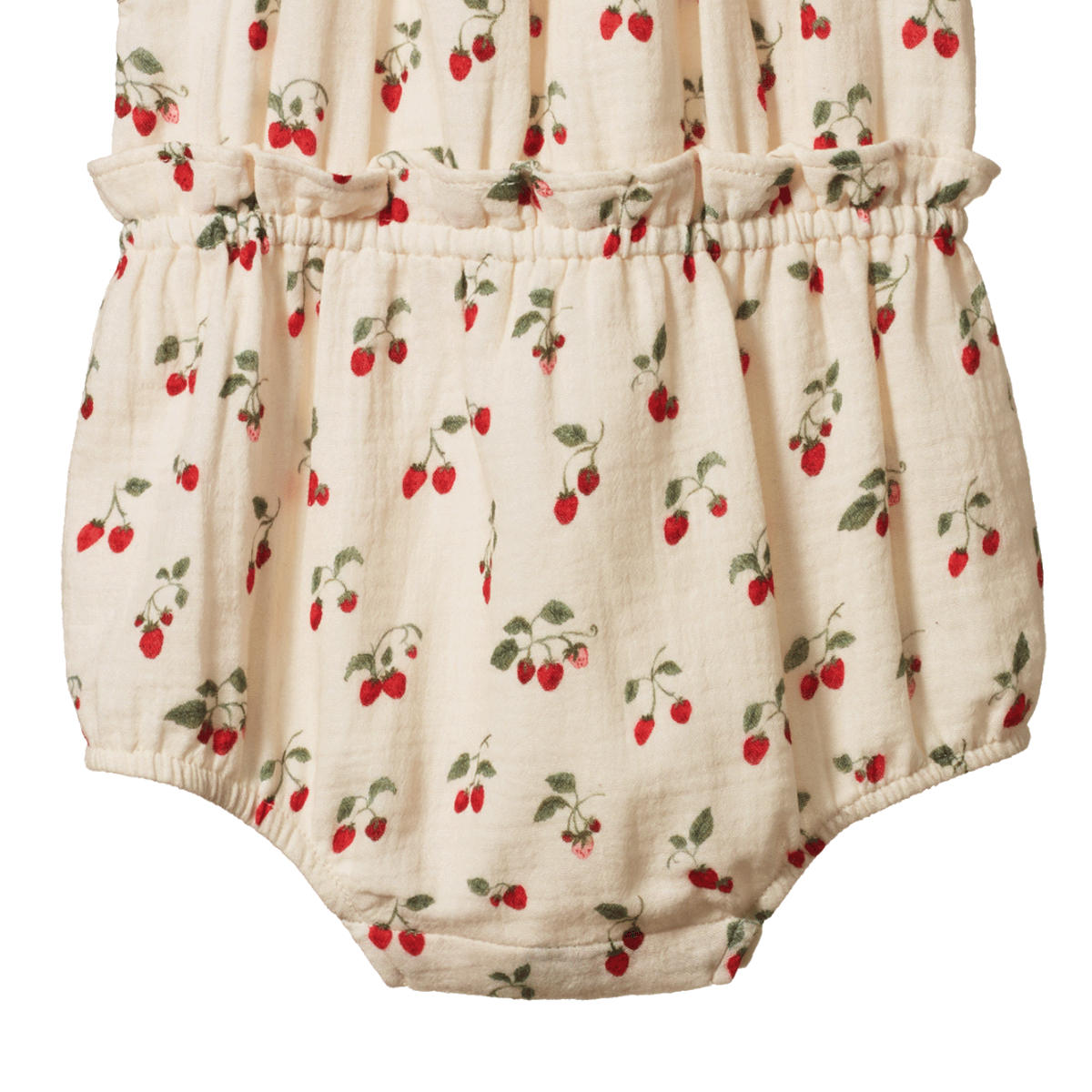 NATURE BABY PLUM SUIT MUSLIN STRAWBERRY BLUSH