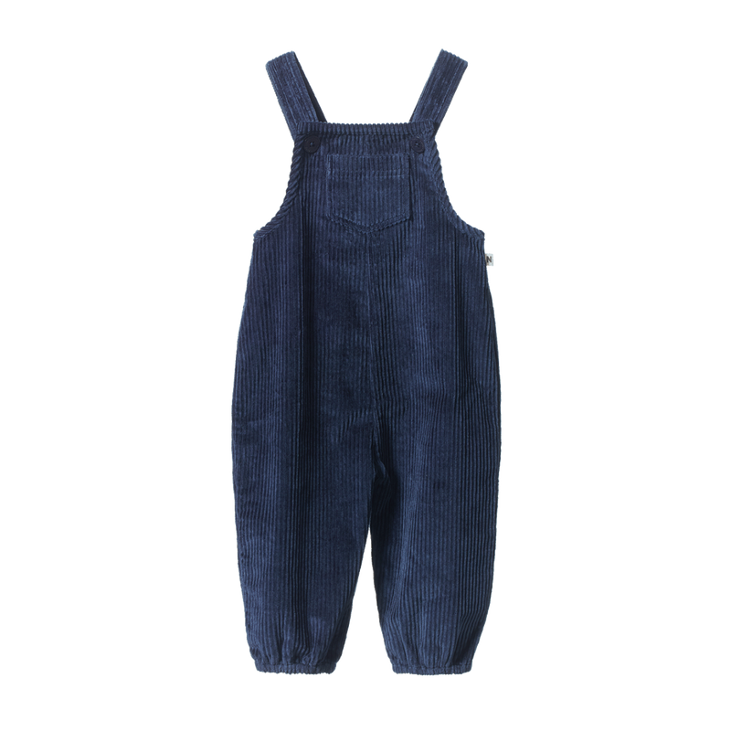 NATURE BABY TIPPER OVERALLS NAVY
