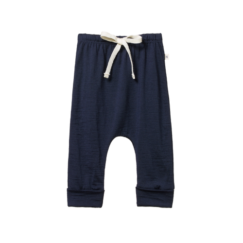 NATURE BABY MERINO ESSENTIAL PANTS NAVY