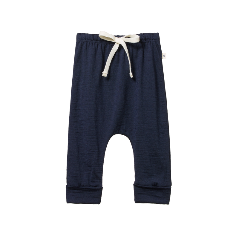 NATURE BABY MERINO ESSENTIAL PANTS NAVY