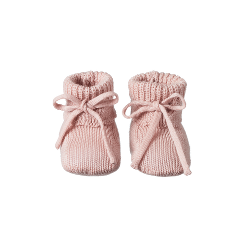 NATURE BABY TEDDY BOOTIES ROSE DUST