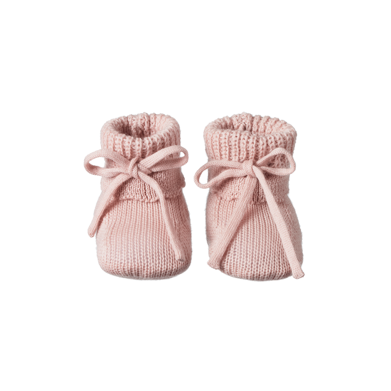 NATURE BABY TEDDY BOOTIES ROSE DUST
