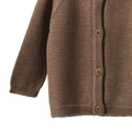 NATURE BABY MERINO KNIT CARDIGAN CUB MARL