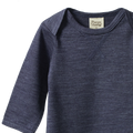 NATURE BABY MERINO ESSENTIAL TEE MULBERRY MARL