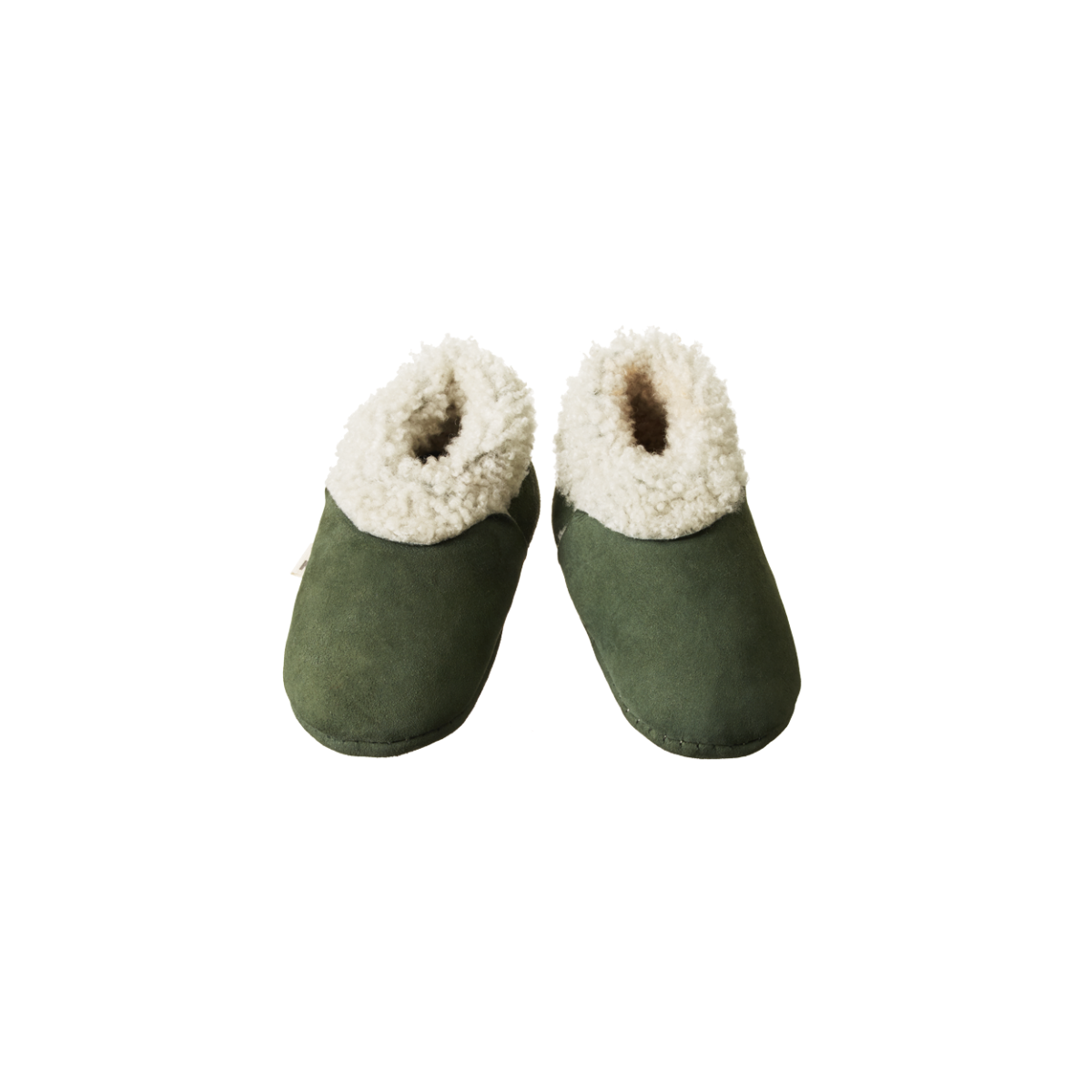 NATURE BABY LAMBSKIN BOOTIES THYME