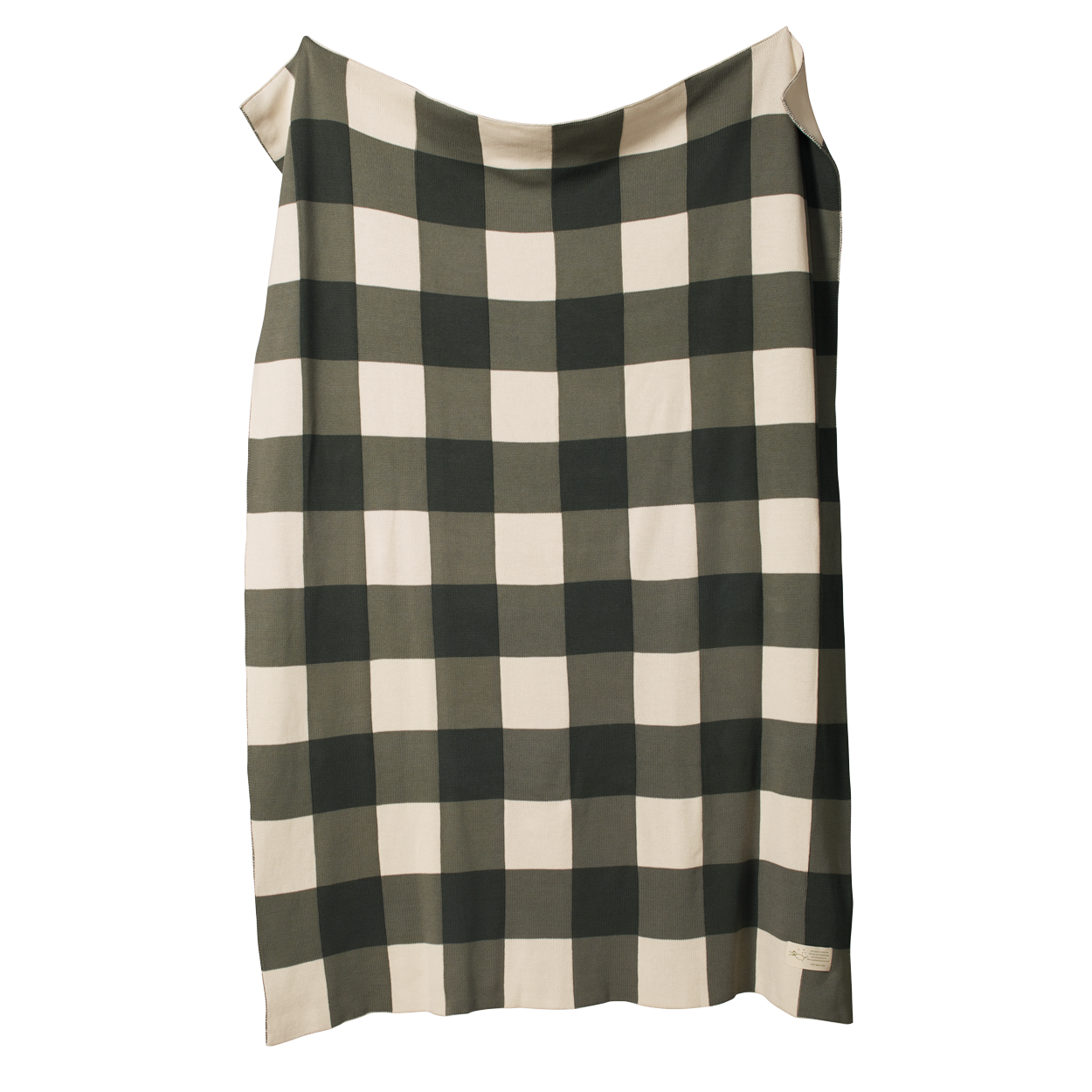 NATURE BABY DUNE BASSINET BLANKET THYME CHECK