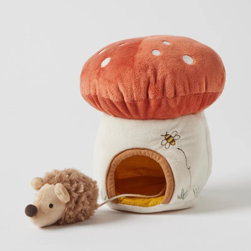 JIGGLE & GIGGLE MUSHROOM HOUSE WITH HEDGEHOG
