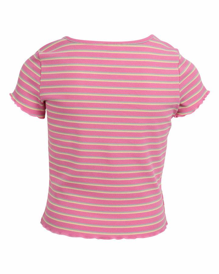EVE GIRL LOTTIE RIB TEE STRIPE