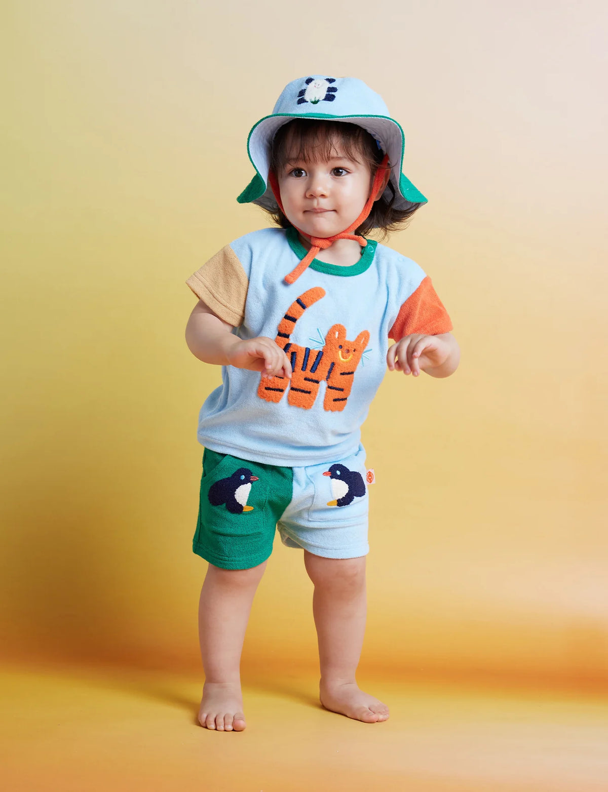 HALCYON NIGHTS TERRY BUCKET HAT ZOO CREW BLUE