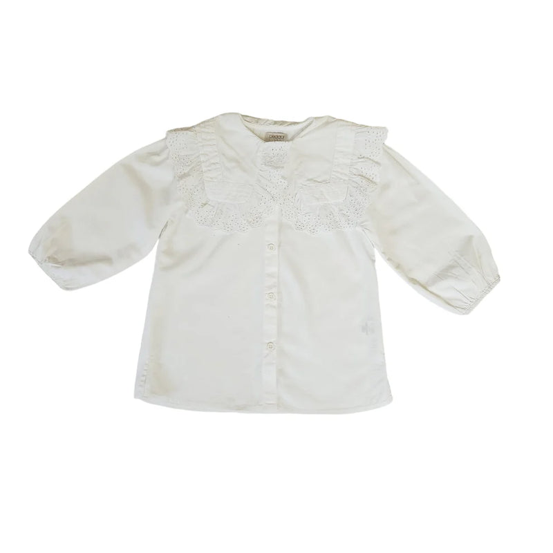 PEGGY CHESCA SHIRT WHITE