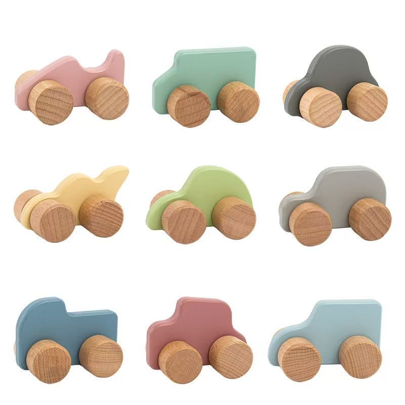 WOODEN MINI CAR SET