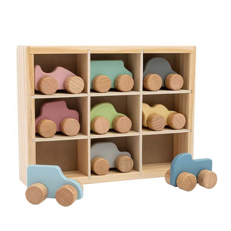 WOODEN MINI CAR SET